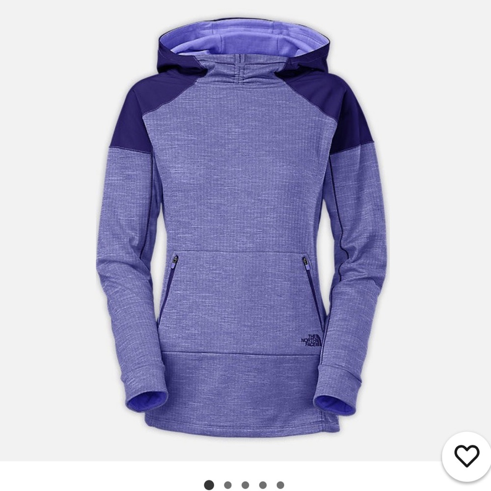 The North Face Dynamix Women's Two-Tone Purple Hooded Pullover